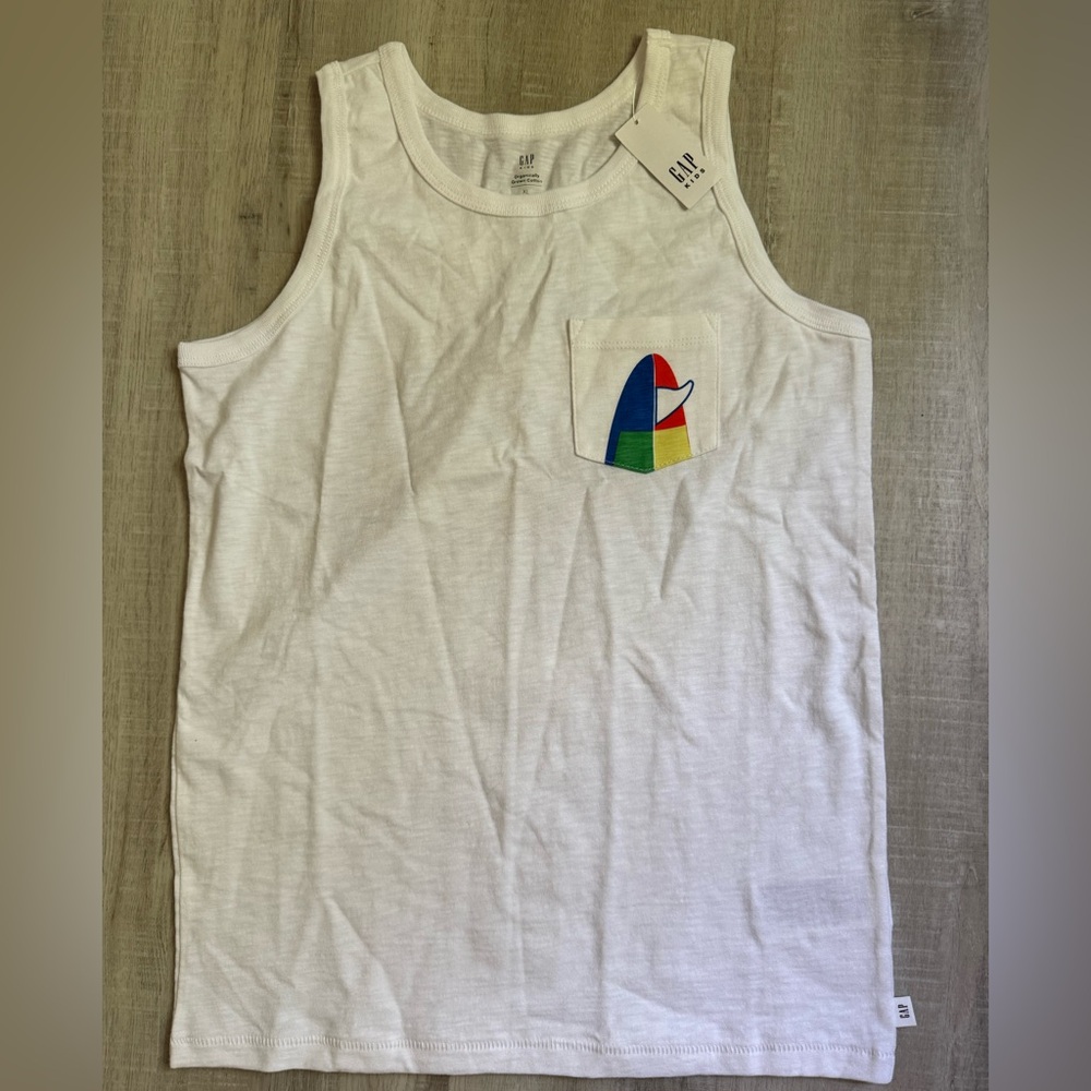 GAP Kids White Tank Top